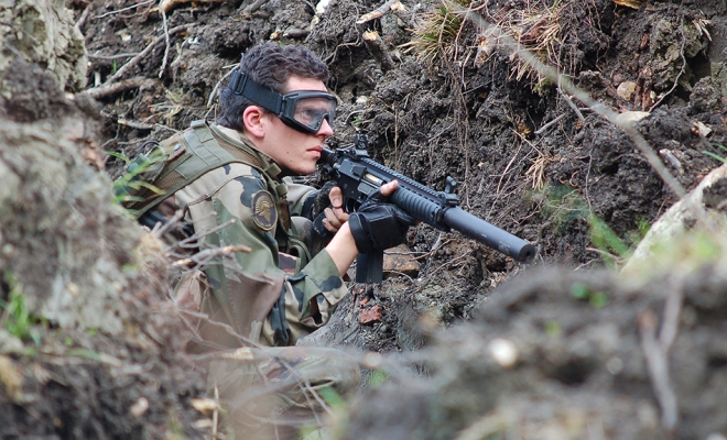 Démonstration d'Airsoft