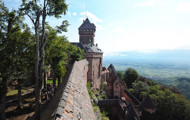 Vue du Château du Haut Koenigsbourg 